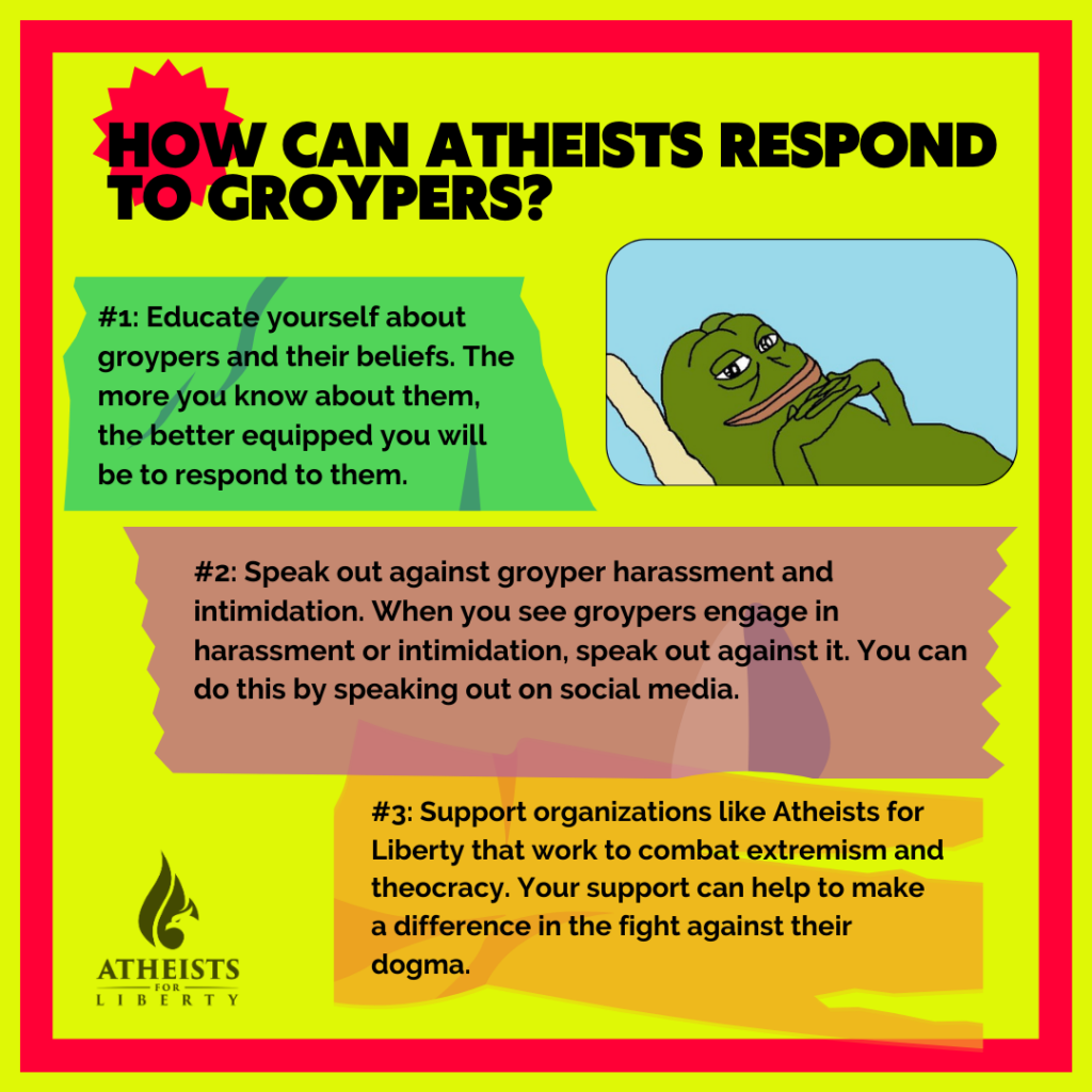 how to respond to groypers 
